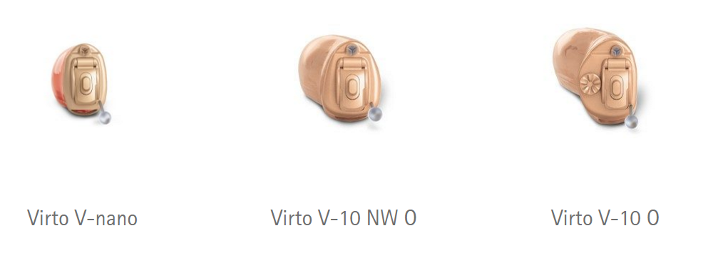 Virto V hearing aid types